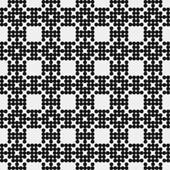 Abstract Cross Pattern Dots Logo generative computational art illustration