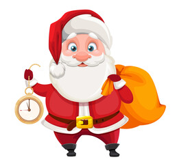 Merry Christmas and Happy New Year. Santa Claus