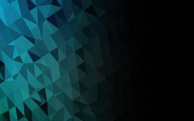 Obraz premium Light BLUE vector abstract polygonal layout.