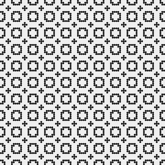 Fototapeta premium Abstract Cross Pattern Dots Logo generative computational art illustration