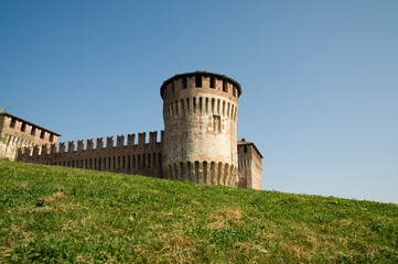 Fototapeta na wymiar castello sforzesco di Soncino