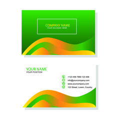Fototapeta premium set of business cards Free Vector