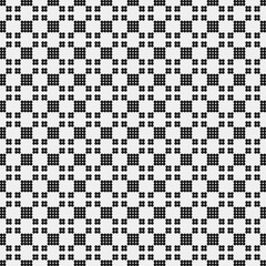 Fototapeta premium Abstract Cross Pattern Dots Logo generative computational art illustration