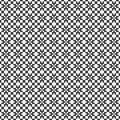 Abstract Cross Pattern Dots Logo generative computational art illustration