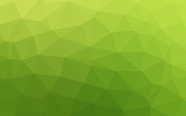 Light Green vector polygon abstract layout.