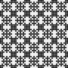 Abstract Cross Pattern Dots Logo generative computational art illustration