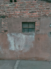 Abstract and rustic brick wall