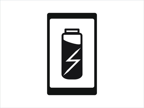 portable charger for your phone icon vector illustration eps10