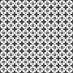 Abstract Cross Pattern Dots Logo generative computational art illustration