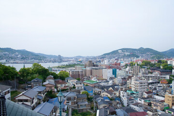 Fototapeta na wymiar 長崎の街並