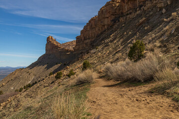 Hiking trail in Mesa Verde National Park