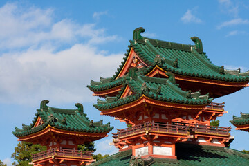 Naklejka premium 平安神宮の蒼龍楼