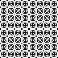 Fototapeta premium Abstract Cross Pattern Dots Logo generative computational art illustration
