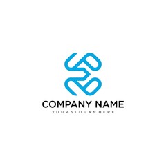 Obraz premium Letter E line logo design. Linear creative minimal monochrome monogram symbol. Universal elegant vector sign design. Premium business logotype. Graphic alphabet symbol for corporate business identity