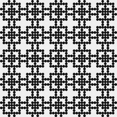 Abstract Cross Pattern Dots Logo generative computational art illustration