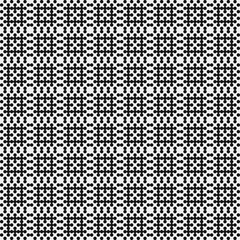 Abstract Cross Pattern Dots Logo generative computational art illustration