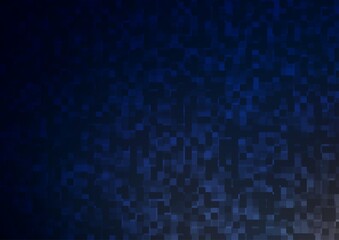 Dark BLUE vector pattern in square style.