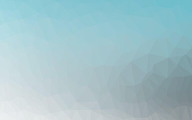Light BLUE vector polygon abstract background.