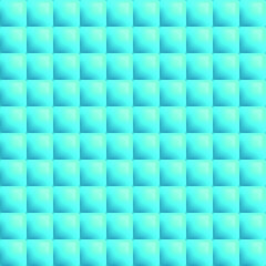 Blue gradient mosaic tiles background. Square pattern with geometric design. 3D vector illustration. Seamless pattern.