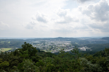 Fototapeta na wymiar 日和田山の金比羅神社からの眺め