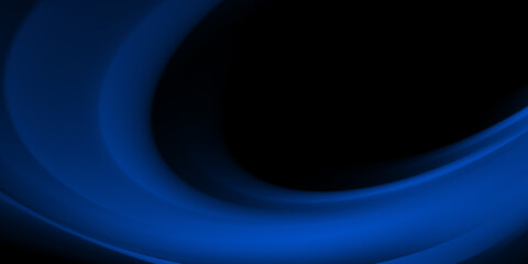 Sea Wave Abstract Navy Blue Black Neon Pattern Moon Light Silk Wavy Dark Texture Night Beach Party Background
