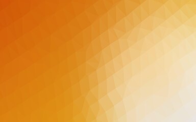 Light Orange vector polygon abstract layout.