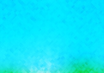Light Blue, Green vector cover in polygonal style.