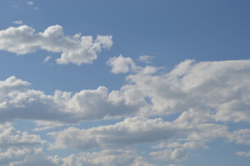blue sky with clouds
