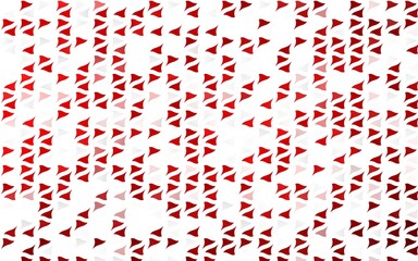 Light Red vector texture in triangular style.