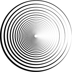Overlaying abstract Spiral, Swirl, Twirl vector. Volute, helix, cochlear vertigo circular, geometric illustration. Abstract circle