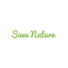 Eco Conscience Lifestyle Word Quote Lettering Illustration