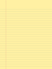 Obraz premium yellow sheet. notepad. Office Equipment, School Supply Paper Notebook