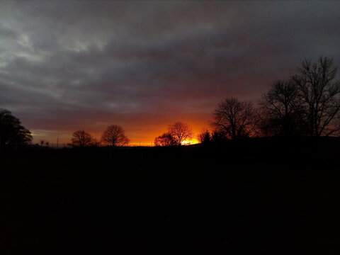 Sonnenaufgang am Herbsanfang