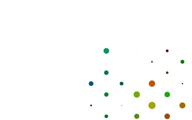 Light Multicolor, Rainbow vector layout with circle shapes.