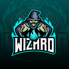 wizard mascot esport logo