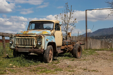 old rusty truck