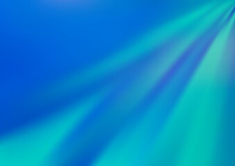 Light BLUE vector glossy bokeh pattern.