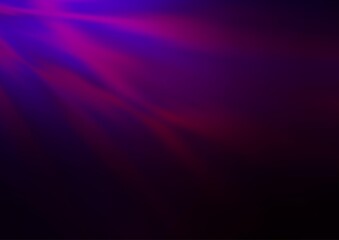 Dark Purple vector blurred shine abstract template.
