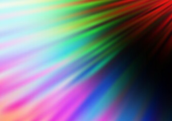 Dark Multicolor, Rainbow vector texture with colored lines.
