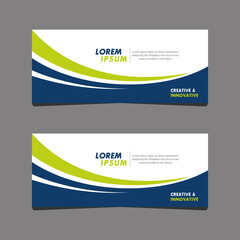 Obraz premium web banner design, Professional web banner design, banner design vector