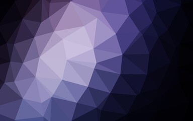 Dark Pink, Blue vector triangle mosaic texture.