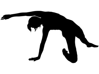 ヨガシルエット_8