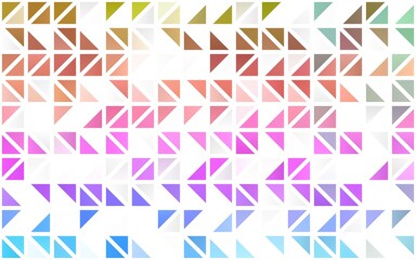 Light Multicolor, Rainbow vector seamless cover in polygonal style.