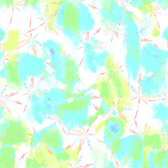 Obraz na płótnie Canvas Cannabis leaves seamless Watercolor pattern