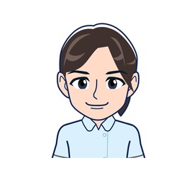 Nurse in a light blue uniform