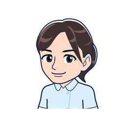 Nurse in a light blue uniform