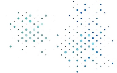 Light BLUE vector backdrop with dots.