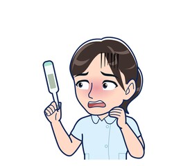 Nurse in a light blue uniform