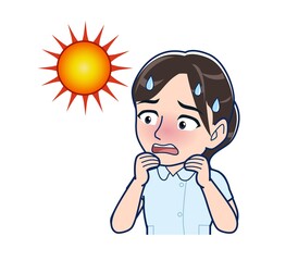 Nurse in a light blue uniform