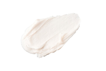 Beautiful matte make up base in abstract shape on background